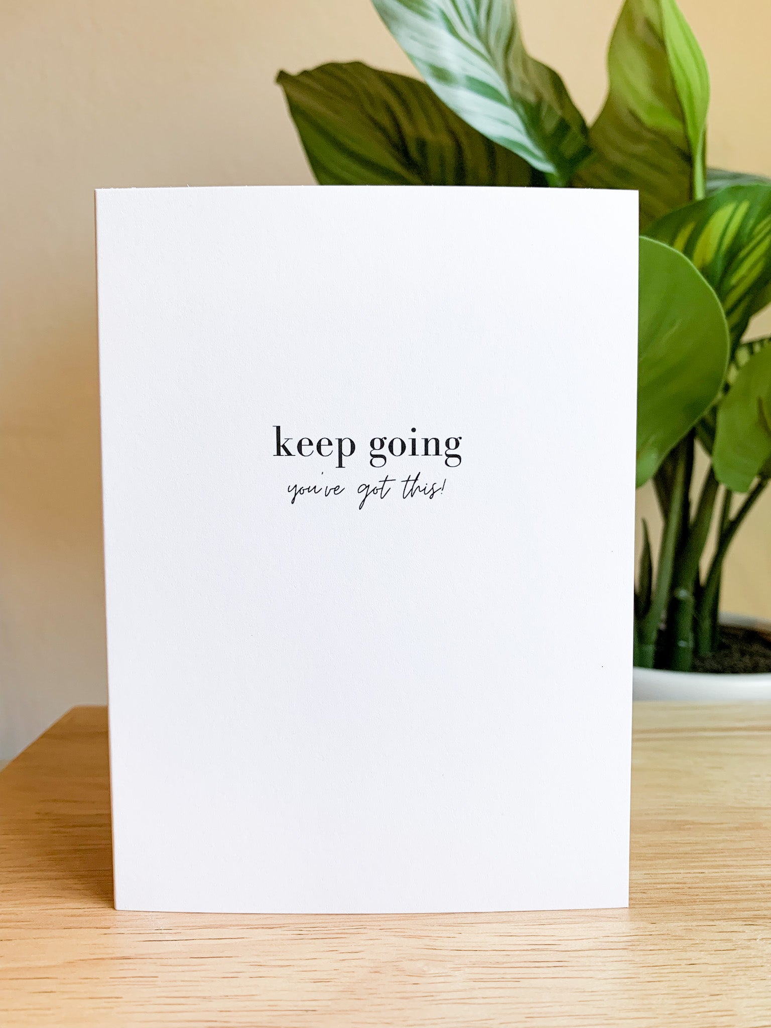 Keep Going | Card