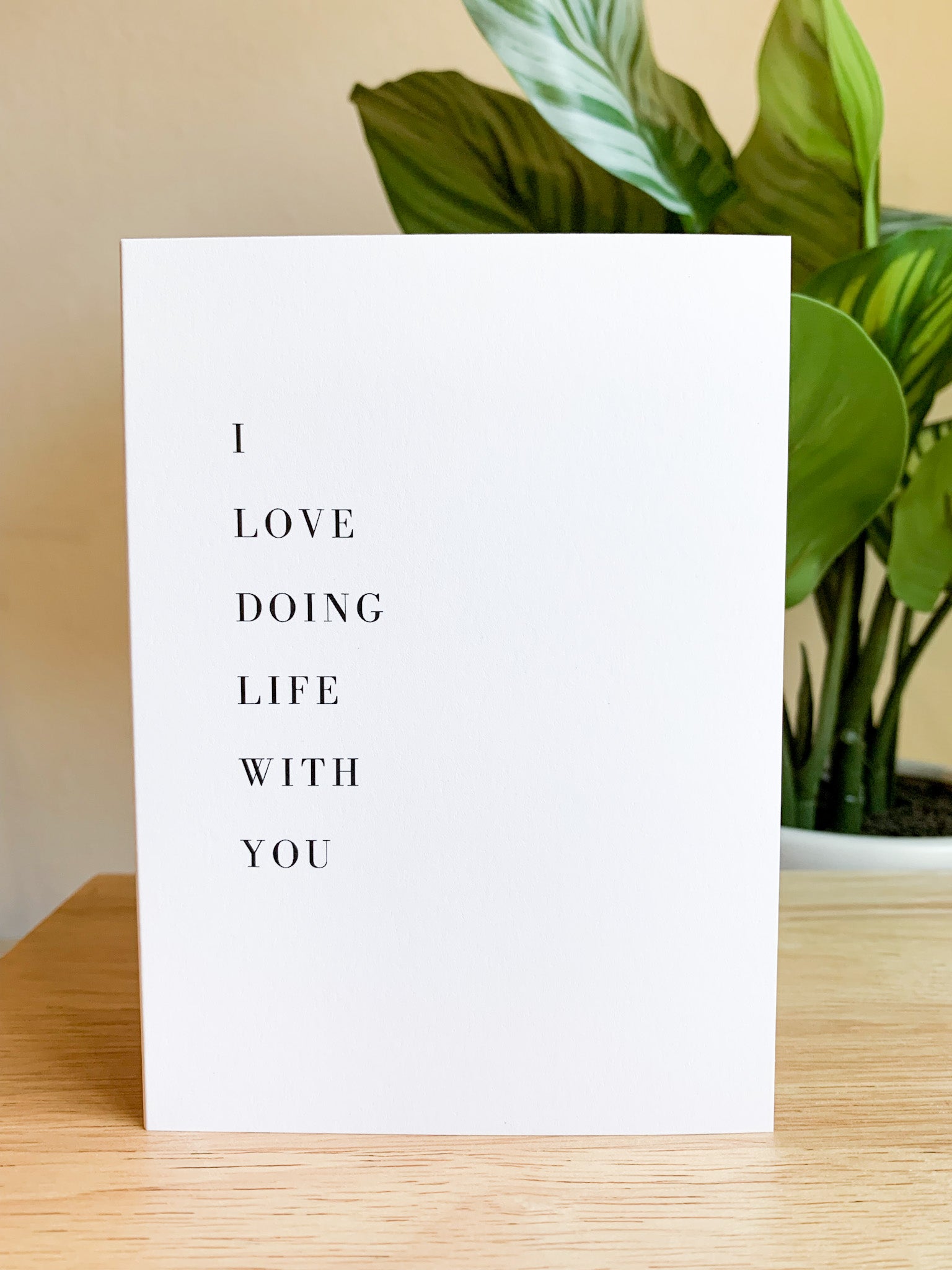 Love Doing Life With You | Card