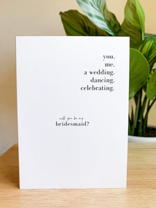 Bridesmaid | Card